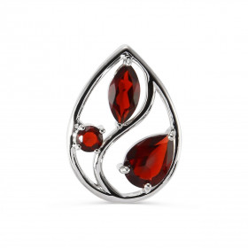 Pendentif Arbre Vie Argent Grenat Motif Argent 925 rhodié mesurant 18x13mm Ce pendentif est serti d une pierre ronde 3mm, ...