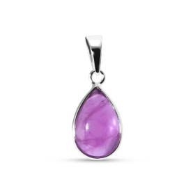Pendentif Argent 925 Améthyste Poire 12x8mm Cabochon Pendentif Argent 925 Améthyste Ce pendentif est serti d une pierre fo...