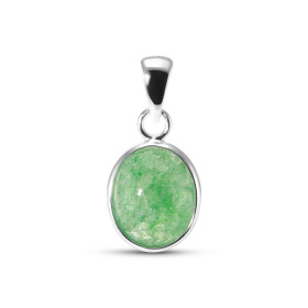 Pendentif Argent 925 Aventurine Ovale 10x8mm Cabochon Serti Clos Pendentif Argent 925 Aventurine Ce pendentif est serti d ...