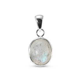 Pendentif Argent 925 Labradorite Ovale 10x8mm Cabochon Serti Clos Pendentif Argent 925 Labradorite Ce pendentif est serti ...