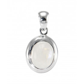 Pendentif Argent 925 Labradorite Ovale 12x10mm Dimensions pierre : 12x10mm Dimensions du pendentif : hauteur totale : 27x13mm