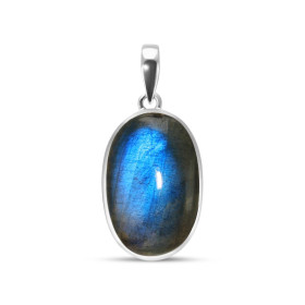 Pendentif Argent 925 Labradorite Ovale 19x27mm Dimensions pierre : 19x27mm Forme pierre : Ovale Type taille : cabochon Typ...