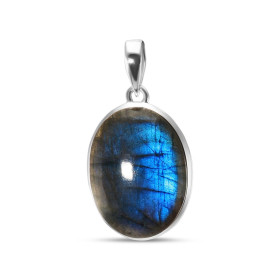 Pendentif Argent 925 Labradorite Ovale 20x27mm Dimensions pierre : 20x27mm Forme pierre : Ovale Type taille : cabochon Typ...