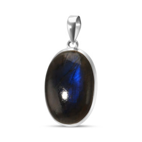 Pendentif Argent 925 Labradorite Ovale 20x28mm Dimensions pierre : 20x28mm Forme pierre : Ovale Type taille : cabochon Typ...