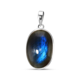 Pendentif Argent 925 Labradorite Ovale 20x29mm Dimensions pierre : 20x29mm Forme pierre : Ovale Type taille : cabochon Typ...