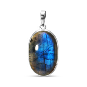 Pendentif Argent 925 Labradorite Ovale 20x31mm Dimensions pierre : 20x31mm Forme pierre : Ovale Type taille : cabochon Typ...