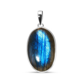Pendentif Argent 925 Labradorite Ovale 20x32mm Dimensions pierre : 20x32mm Forme pierre : Ovale Type taille : cabochon Typ...