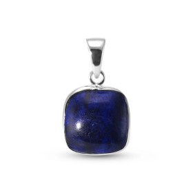Pendentif Argent 925 Lapis Lazuli Coussin 10mm Cabochon Serti Clos Pendentif Argent 925 Lapis Lazuli Ce pendentif est sert...
