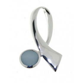 Pendentif Argent 925 Nacre Bleue Dimensions du pendentif: 30 x 20 mm 