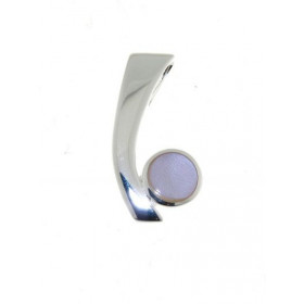 Pendentif Argent 925 Nacre Rose Dimensions du pendentif : 23 x 12 mm 