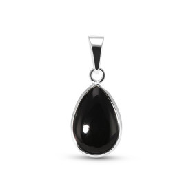 Pendentif Argent 925 Onyx Poire 12x8mm Cabochon Pendentif Argent 925 Onyx Ce pendentif est serti d une pierre forme poire ...