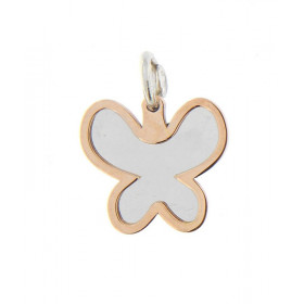 Pendentif Argent Papillon 2 tons