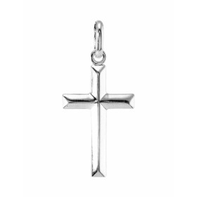 Pendentif croix en Argent 925. Dimensions : 26x13mm