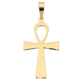  Pendentif croix egyptienne Or jaune 750 (également Croix d ankh ou Croix Vie) Dimensions du pendentif (bélière incluse) :...