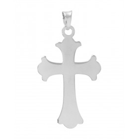 Pendentif croix Argent 925 Dimensions du pendentif (bélière incluse) : 48x25mm Dimensions croix : 38x25mm Épaisseur croix ...