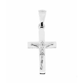  Pendentif argent croix Christ relief Dimension croix (Lxh) : 20x30 mm Hauteur totale (Bélière comprise) : 38 mm 