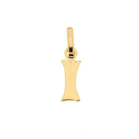 Pendentif Lettre I découpée Or Jaune 375/1000 Dimensions du Pendentif Initiale I (bélière incluse) : 16x5mm 