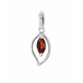 Pendentif Or blanc 375 Grenat navette 6x3mm Pendentif or blanc 375 (9 carats) Grenat navette 6x3mm (0,20 carat) Dimensions...
