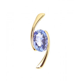 Pendentif Or Jaune 750 Tanzanite ovale 8x6mm Pendentif Or Jaune 750 Tanzanite ovale 8x6 mm (1,15 carat) Dimensions du pend...
