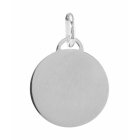  Pendentif Argent 925/1000 à graver Médaille ronde 18mm diamètre 