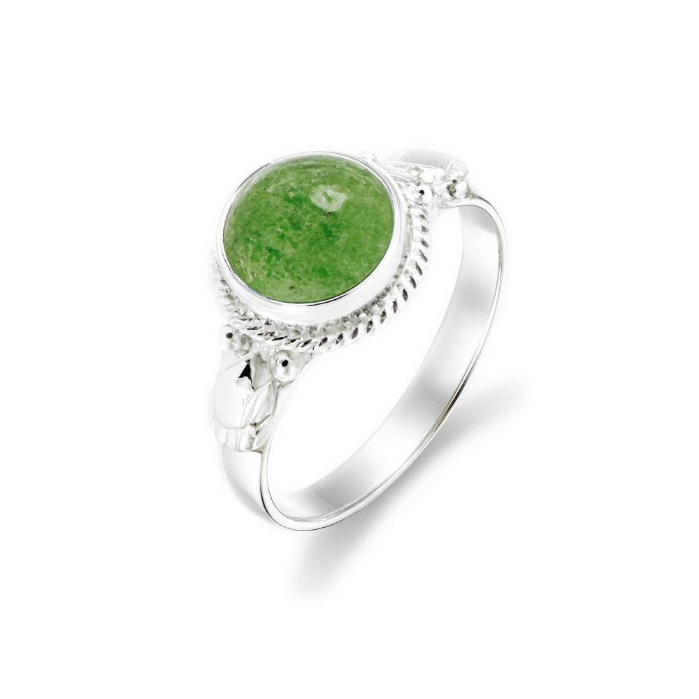 Bague aventurine - Bijoux de luxe certifiés - 58 Facettes