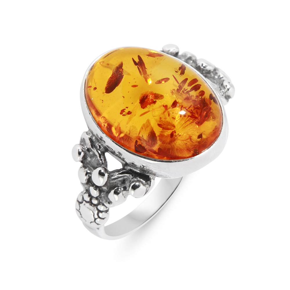 bague argent ambre ovale bague argent ambre ovale