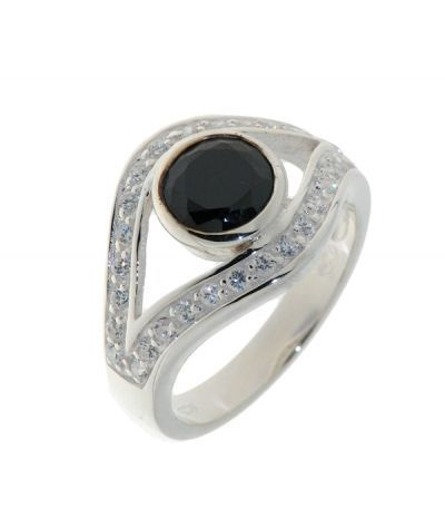 bague en argent toute noire bague en argent toute noire