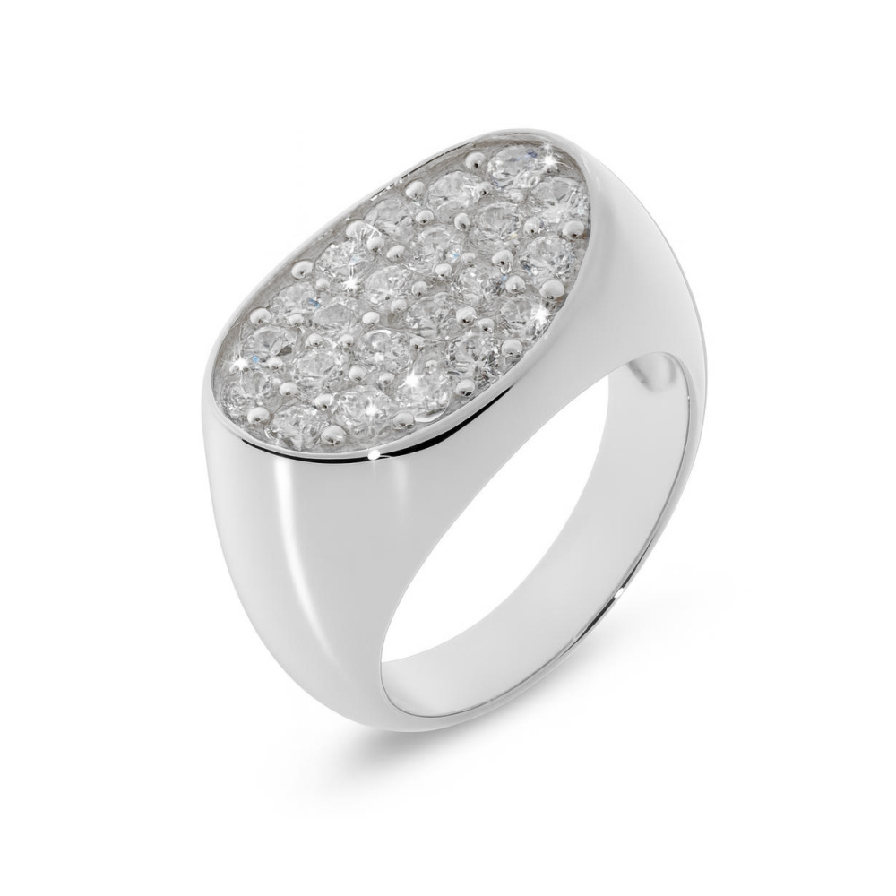 Bague en argent oxyde de zirconium- chez Sainte Foy Bijoux