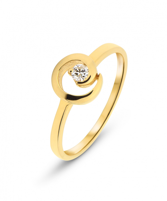 bague diamant et or jaune bague diamant et or jaune