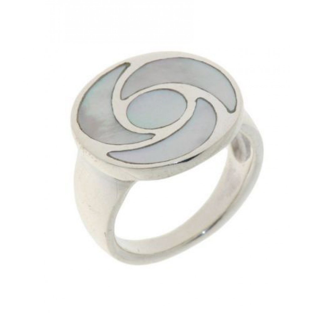 Bague Nacre en Argent 925 - Bijoux Femme