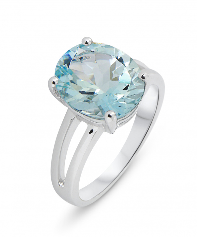 bague or aigue marine rectangle bague or aigue marine rectangle