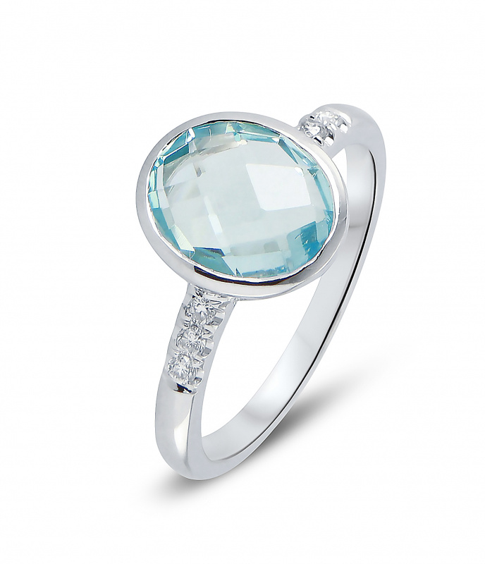 bague or blanc 750 topaze bague or blanc 750 topaze