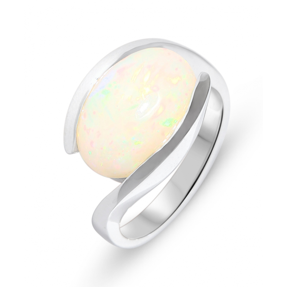 bague or blanc opale bague or blanc opale