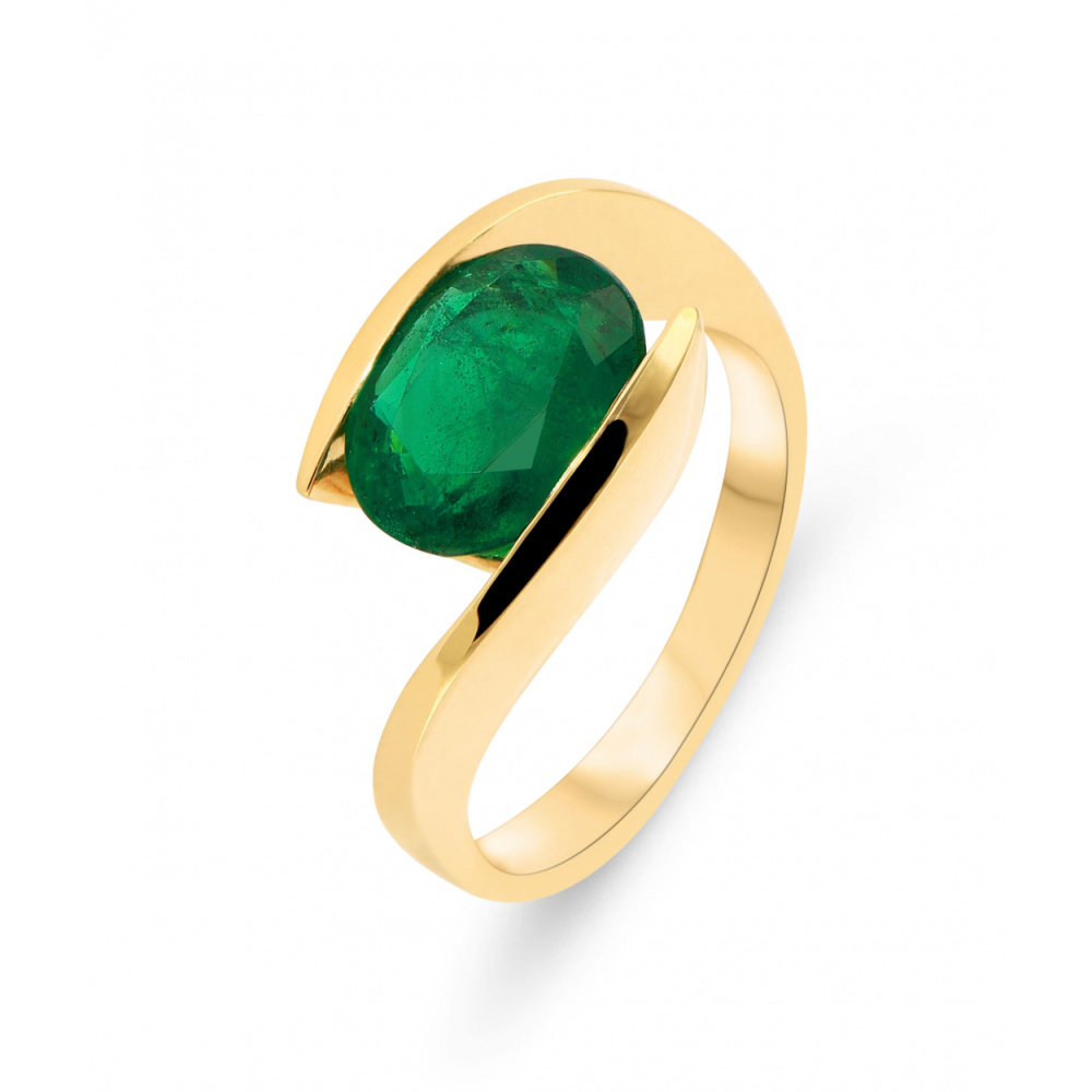 bague or jaune 750 emeraude bague or jaune 750 emeraude