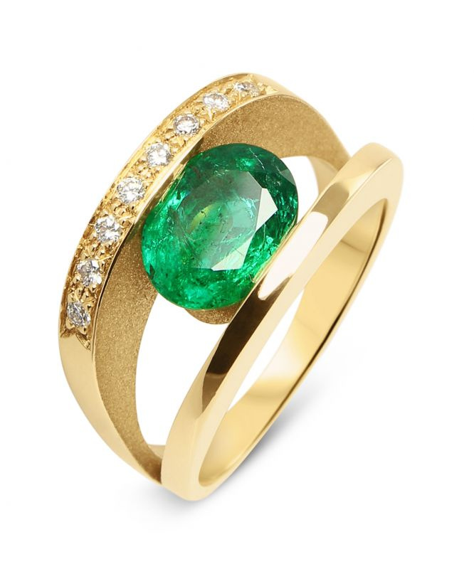 bague or jaune 750 emeraude bague or jaune 750 emeraude