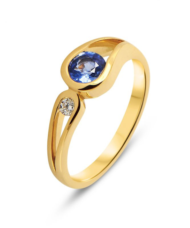 bague or jaune 750 saphir bague or jaune 750 saphir