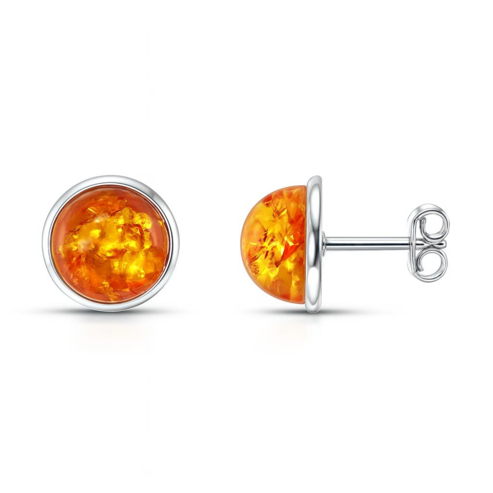 Boucles Oreilles Cloche - Collection Bijoux Antiques Ambrés