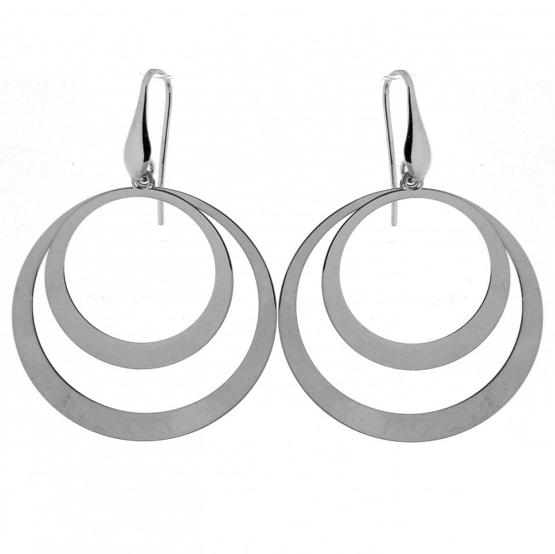 Boucles D'oreilles En Argent 925 Motifs Bordeaux Vintage - Sans Emballage, Style Boucle Classique