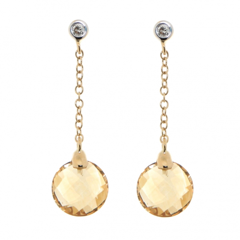 boucles d'oreilles pendantes citrine boucles d'oreilles pendantes citrine