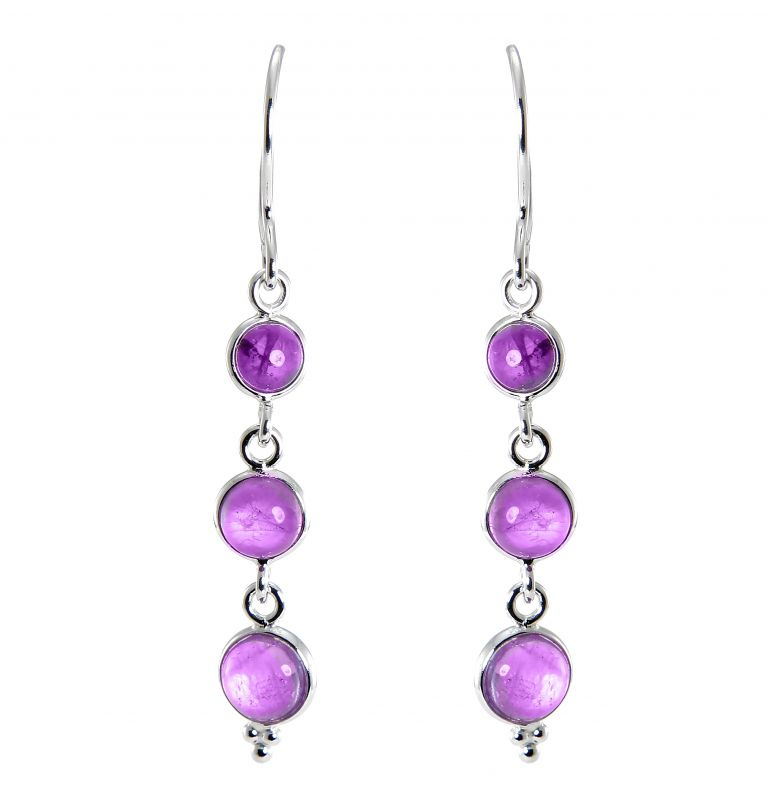 boucles d'oreilles pendantes amethyste boucles d'oreilles pendantes amethyste
