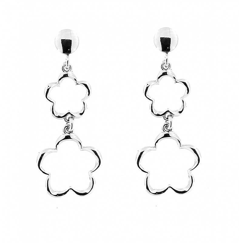 boucles d'oreilles pendantes fleurs boucles d'oreilles pendantes fleurs