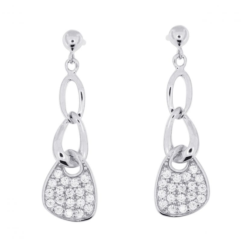 boucles d'oreilles pendantes oxyde de zirconium boucles d'oreilles pendantes oxyde de zirconium