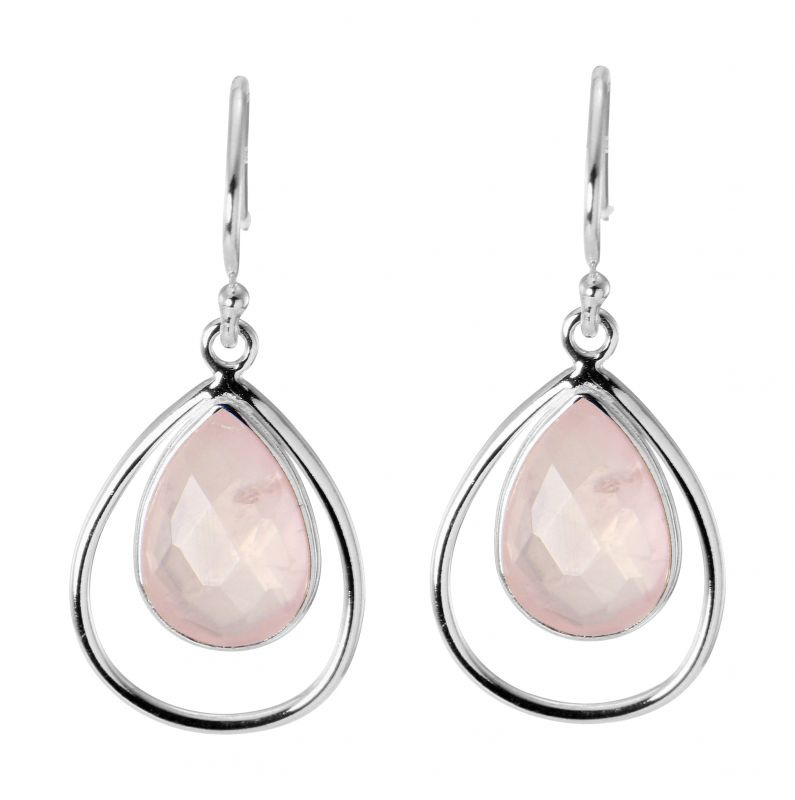 boucles d'oreilles pendantes rose pale boucles d'oreilles pendantes rose pale
