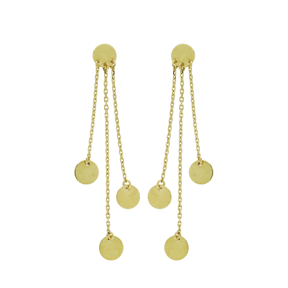 boucles d'oreilles pendantes or boucles d'oreilles pendantes or