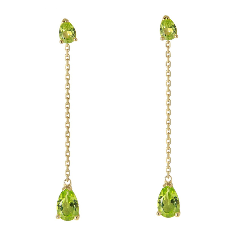 SIMONE Boucles d'oreilles - Grenat ou péridot