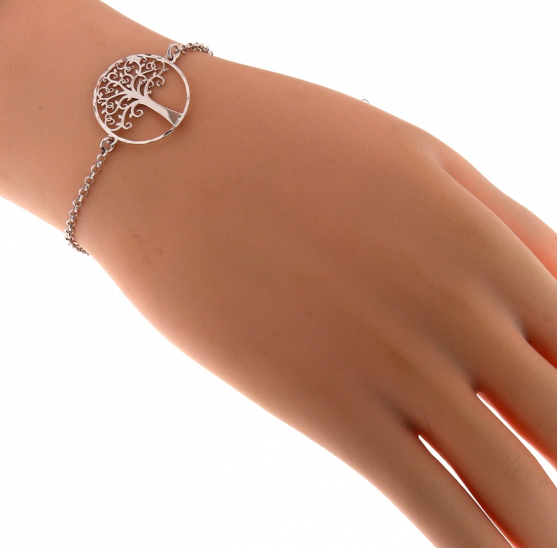 Bracelet Argent Motif Arbre de vie Ref. 42919