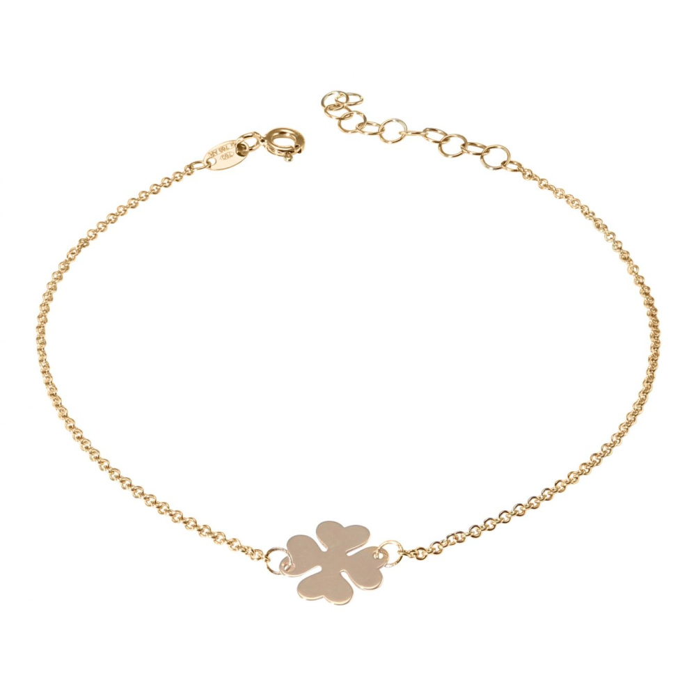 Ensemble Bijoux Trèfle à Quatre Feuilles Pour Femme – Collier, Bracelet, Boucles, Bague – En Acier Plaqué Or - 9