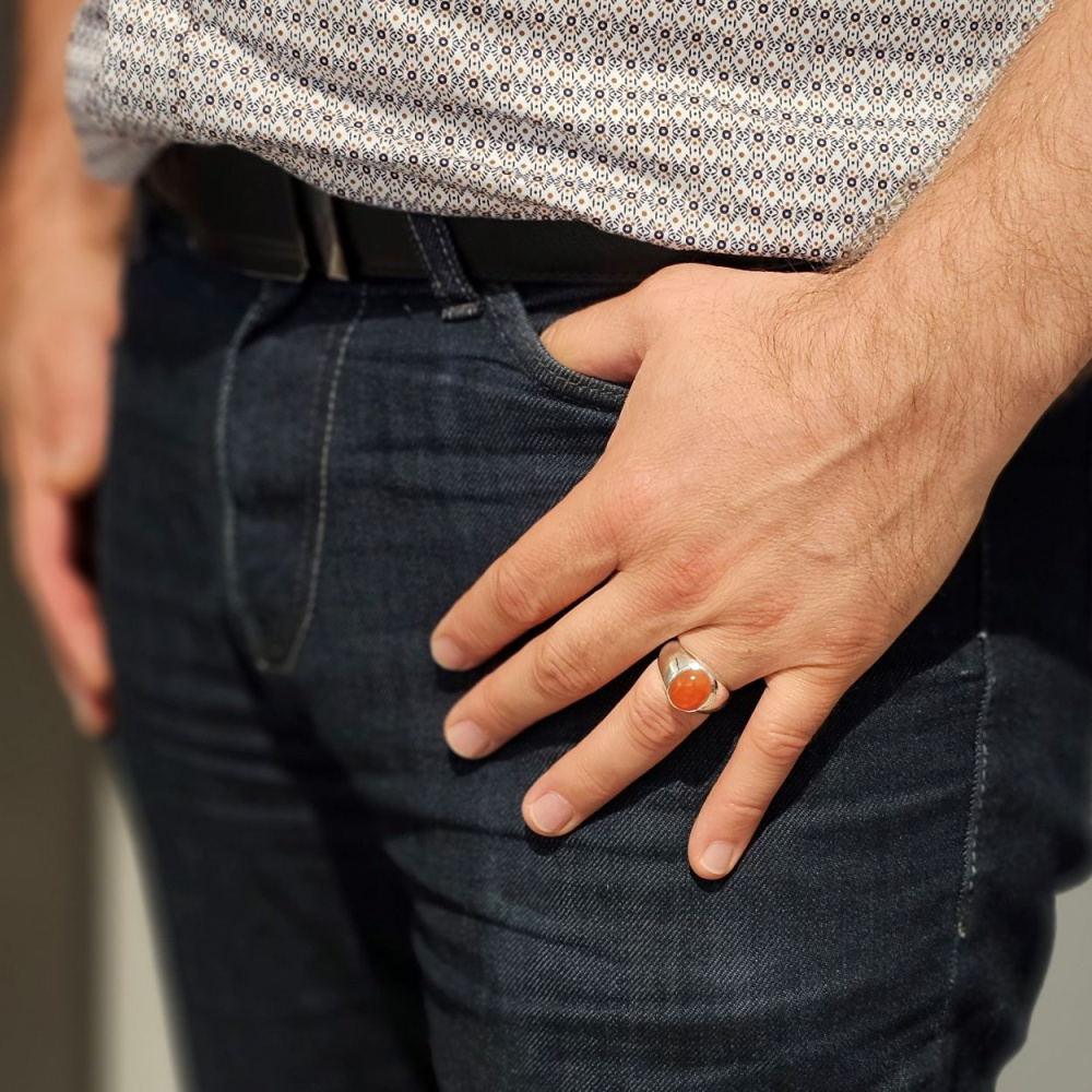 bague homme argent cornaline bague homme argent cornaline