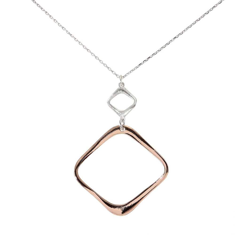 collier argent losange collier argent losange