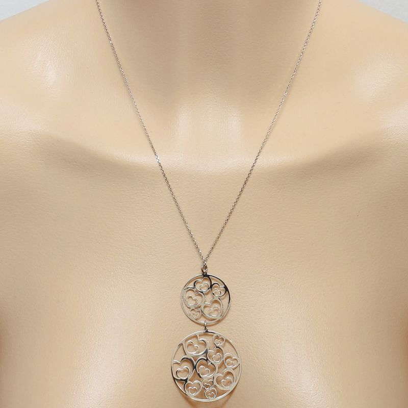 collier argent 2 cercles collier argent 2 cercles